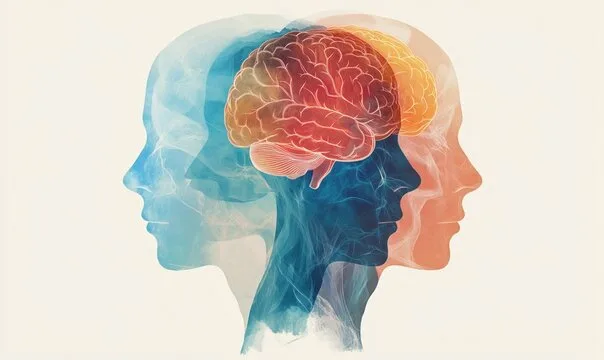 Illustration of brain health and cognitive wellness concepts