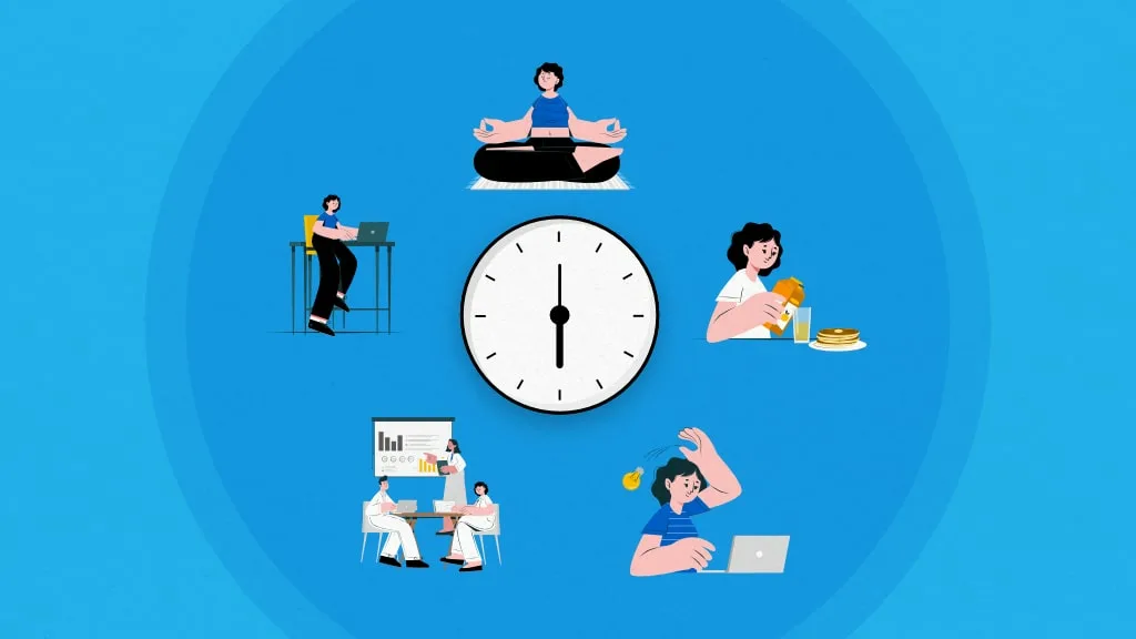 Person following a structured daily routine for better productivity